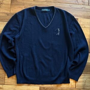 Vtg Carmel gold sweater. Made in USA